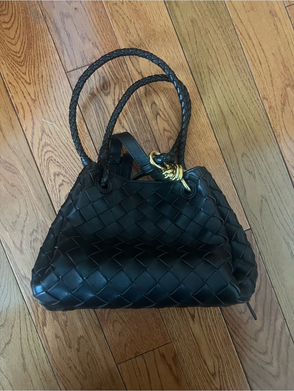 BOTTEGA VENETA Parachute Small $4500 Fondant Leather Shoulder Bag New